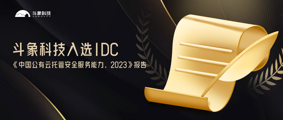 斗象MSS实力入选IDC《中国公有云托管安全服务能力》报告