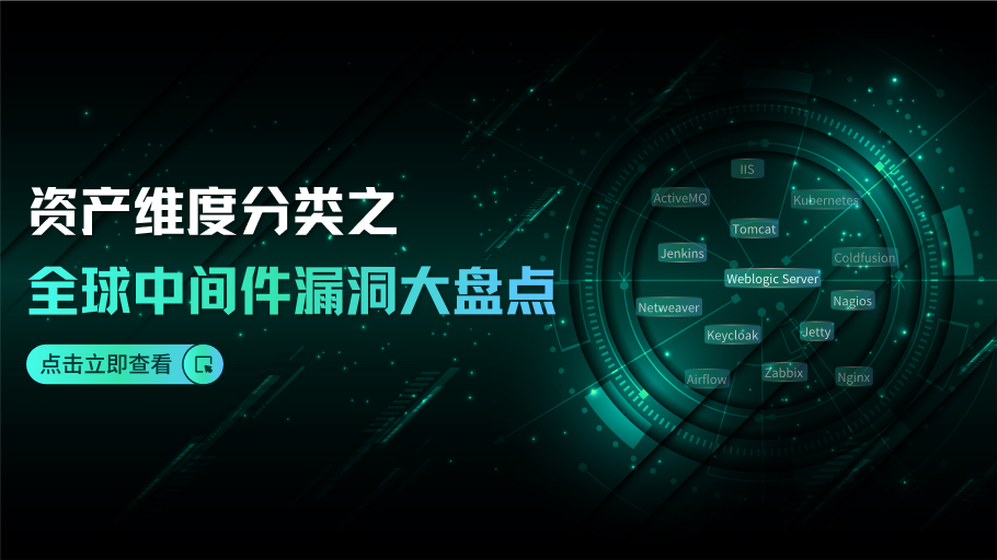 资产维度分类之全球中间件漏洞大盘点