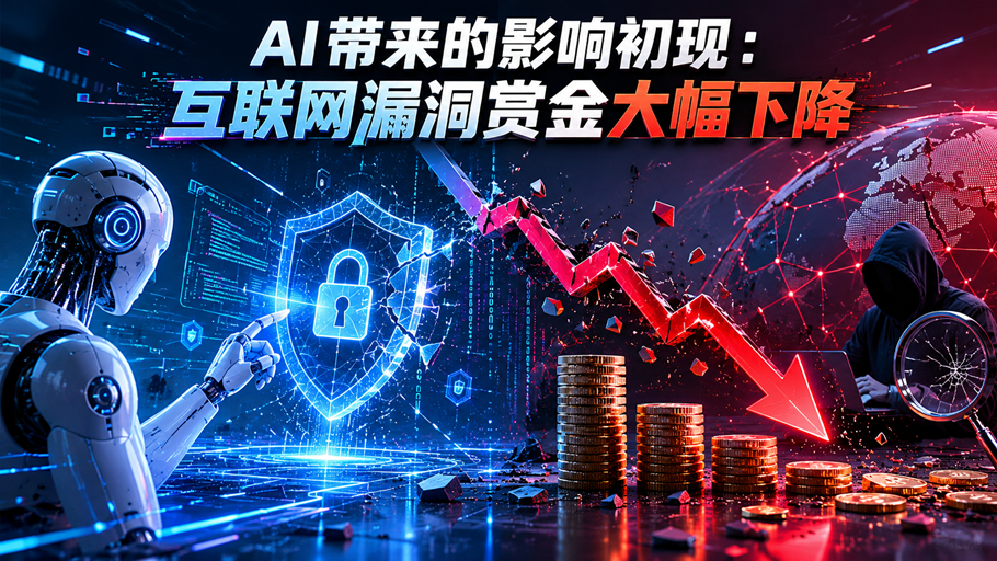 AI带来的影响初现：互联网漏洞赏金大幅下降