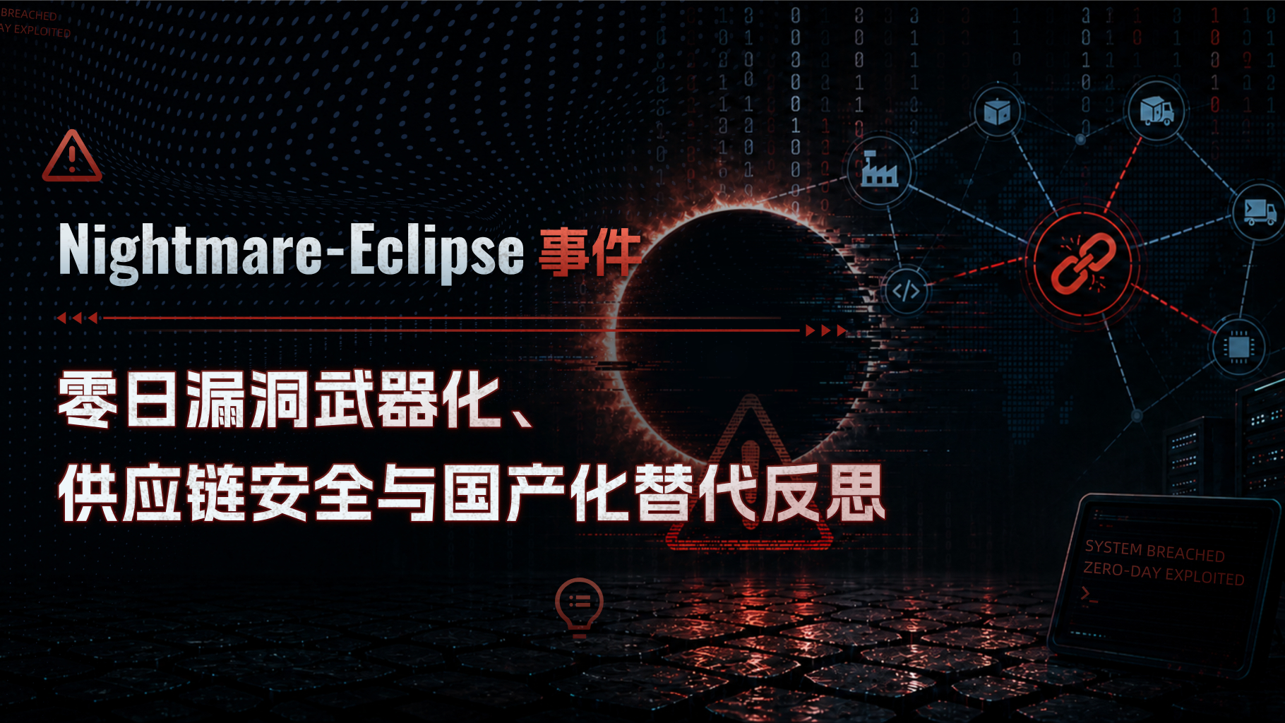Nightmare-Eclipse事件：零日漏洞武器化、供应链安全与国产化替代反思