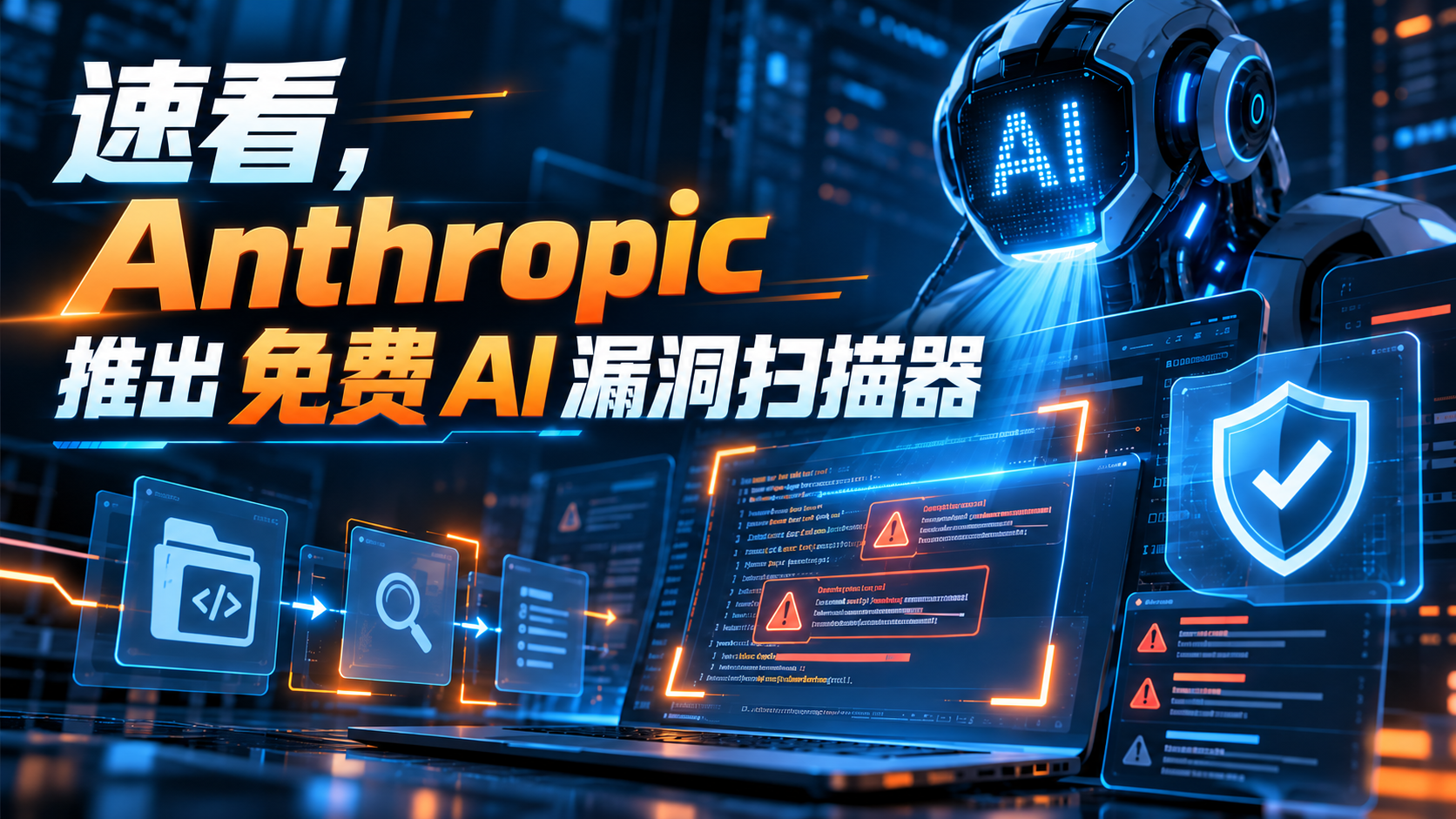 速看，Anthropic 推出免费 AI 漏洞扫描器