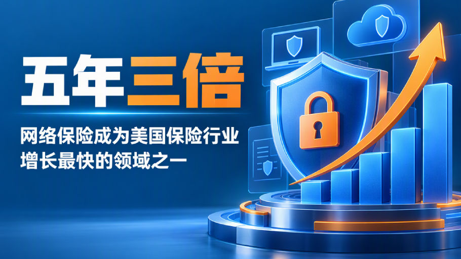 5年3倍增长：网络保险成为美国保险行业增长最快的领域之一